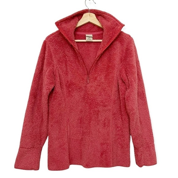 L.L. Bean Tops - L.L. Bean Hi-Pile Fleece‎ Pullover 1/4 Zip Soft Breathable Warmth Jacket